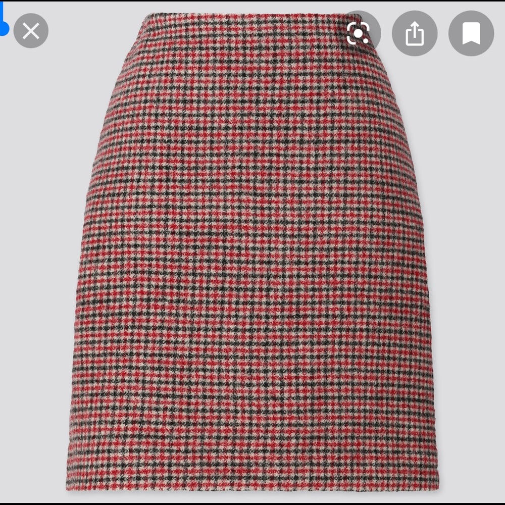Uniqlo Wool Blend Mini Skirt